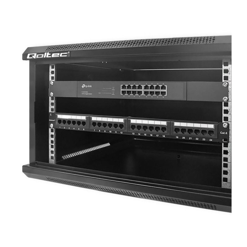 Szafa RACK 19 cali | 6U | 600 x 600 x 370 | Perforowane drzw… | PartsPC.pl