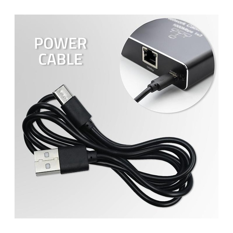 Rozdzielacz Splitter Ethernet mini SWITCH 1x3 RJ45 | 1000Mb/… | PartsPC.pl
