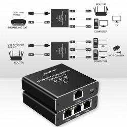 Rozdzielacz Splitter Ethernet mini SWITCH 1x3 RJ45 | 1000Mb/… | PartsPC.pl
