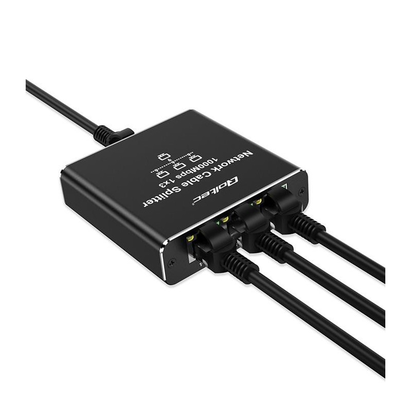 Rozdzielacz Splitter Ethernet mini SWITCH 1x3 RJ45 | 1000Mb/… | PartsPC.pl