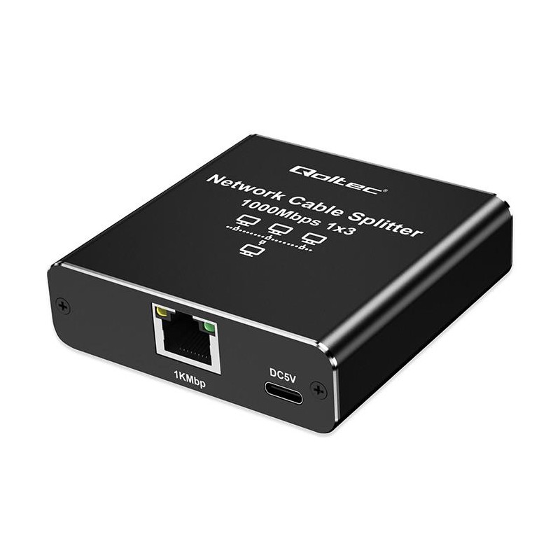 Rozdzielacz Splitter Ethernet mini SWITCH 1x3 RJ45 | 1000Mb/… | PartsPC.pl
