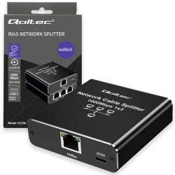 Rozdzielacz Splitter Ethernet mini SWITCH 1x3 RJ45 | 1000Mb/… | PartsPC.pl