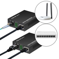 Dwukierunkowy Media Konwerter SWITCH Ethernet 1x RJ45 1x SFP… | PartsPC.pl