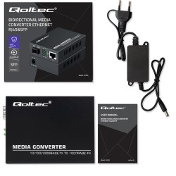 Dwukierunkowy Media Konwerter SWITCH Ethernet 1x RJ45 1x SFP… | PartsPC.pl