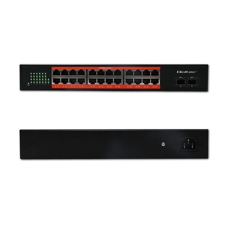 Switch niezarządzalny Qoltec przełącznik sieciowy Gigabit Et… | PartsPC.pl