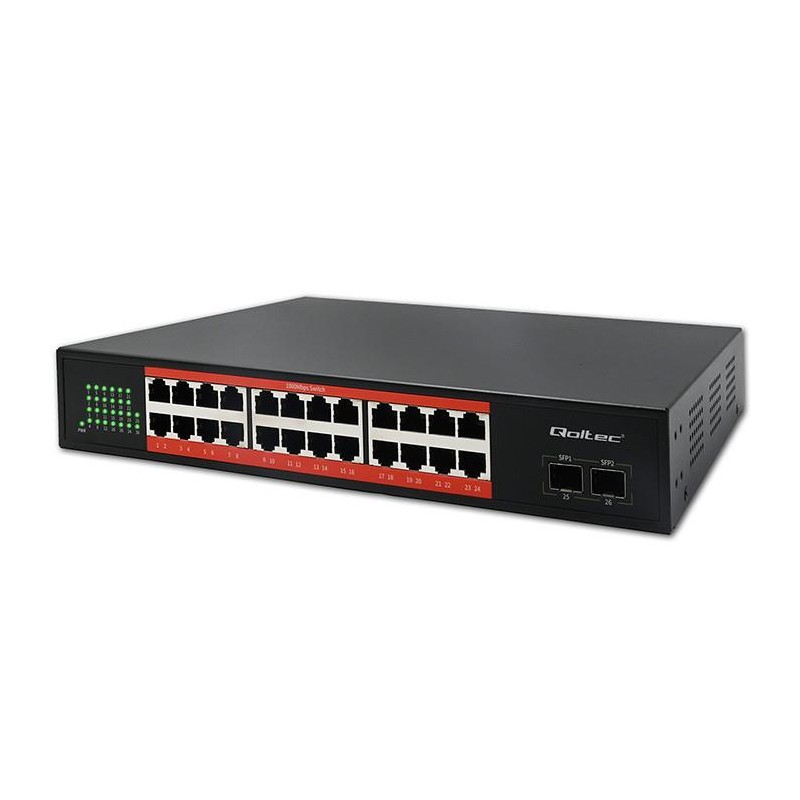 Switch niezarządzalny Qoltec przełącznik sieciowy Gigabit Et… | PartsPC.pl
