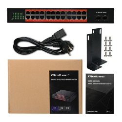 Switch niezarządzalny Qoltec przełącznik sieciowy Gigabit Et… | PartsPC.pl