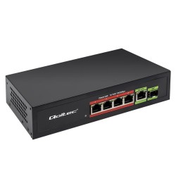 Przełącznik sieciowy SWITCH FAST ETHERNET PoE 4x RJ45 PoE 1x… | PartsPC.pl
