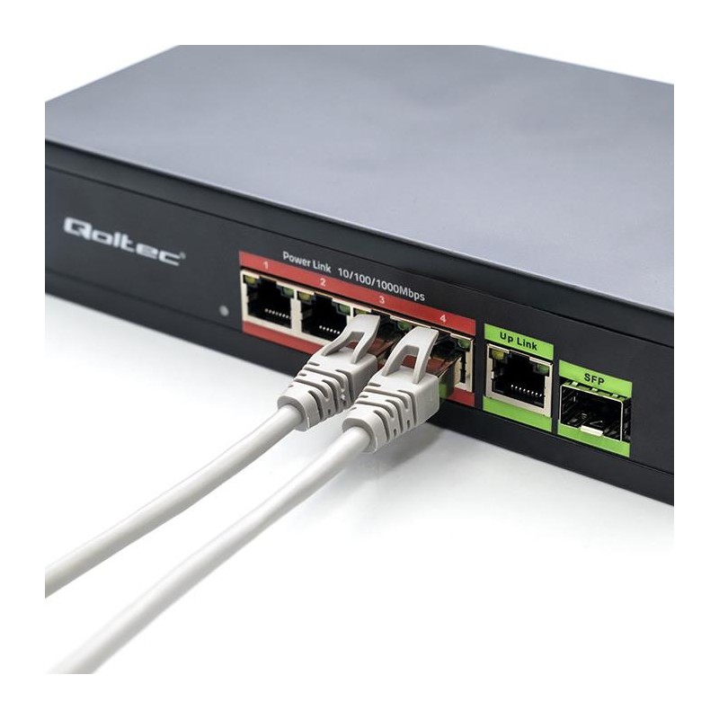 Przełącznik sieciowy SWITCH FAST ETHERNET PoE 4x RJ45 PoE 1x… | PartsPC.pl