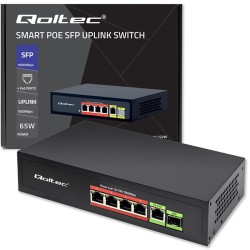 Przełącznik sieciowy SWITCH FAST ETHERNET PoE 4x RJ45 PoE 1x… | PartsPC.pl