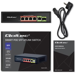 Przełącznik sieciowy SWITCH FAST ETHERNET PoE 4x RJ45 PoE 1x… | PartsPC.pl