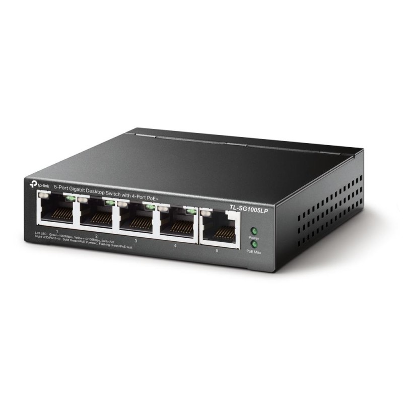 Switch SG1005LP 5x1Gb (4xPoE+) | PartsPC.pl