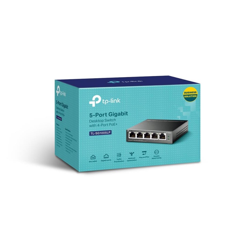 Switch SG1005LP 5x1Gb (4xPoE+) | PartsPC.pl