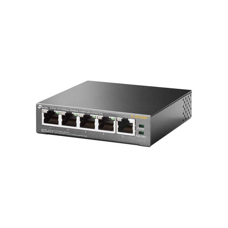Switch niezarządzalny TP-Link TL-SF1005P 5x10/100 4xPoE 63,5… | PartsPC.pl