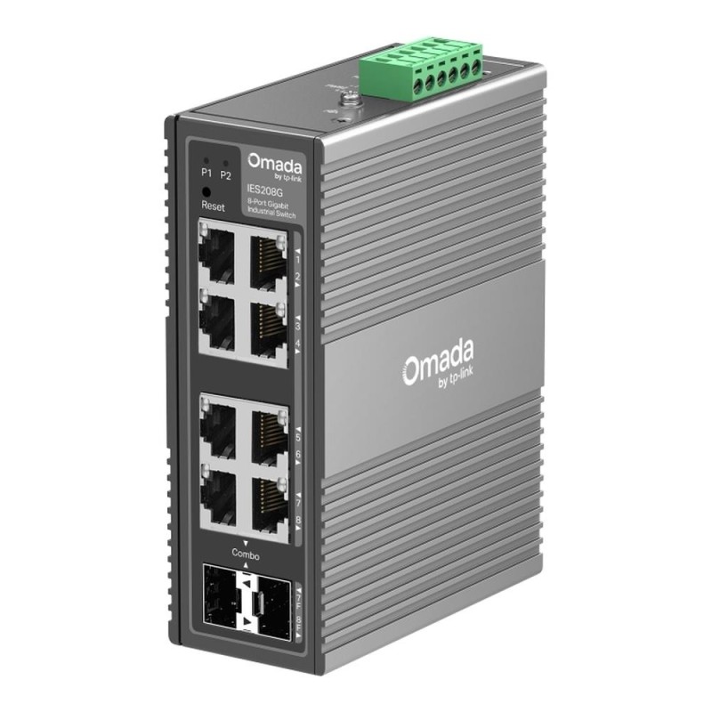 Switch zarządzalny TP-Link Omada IES208G 6x1GbE 2xSFP/RJ45 C… | PartsPC.pl
