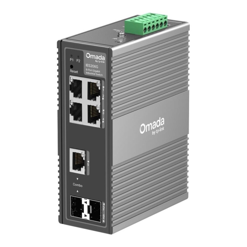 Switch zarządzalny TP-Link Omada IES206G 4xGbE 1xSFP 1xSFP/R… | PartsPC.pl