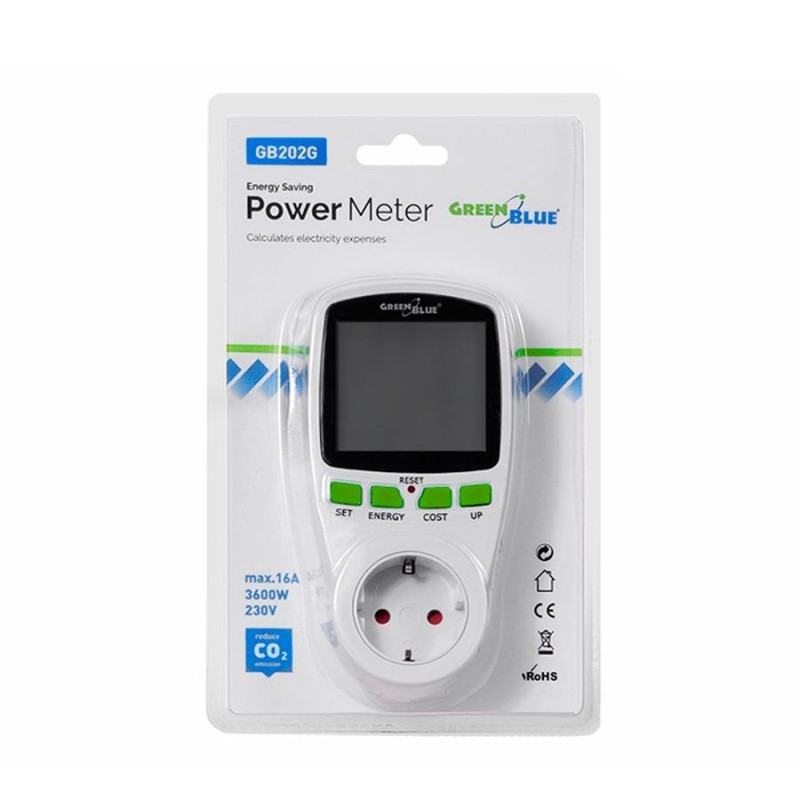 Miernik Watomierz GB-202 Do pomiaru mocy pobier | PartsPC.pl