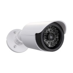 Atrapa kamery tubowej Maclean IR1800 W, diody IR LED, biała,… | PartsPC.pl