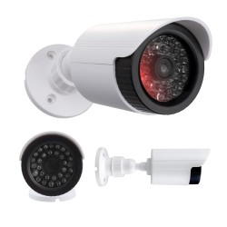 Atrapa kamery tubowej Maclean IR1800 W, diody IR LED, biała,… | PartsPC.pl