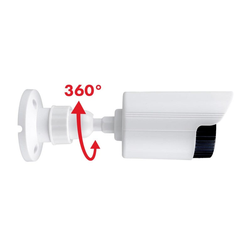 Atrapa kamery tubowej Maclean IR1800 W, diody IR LED, biała,… | PartsPC.pl