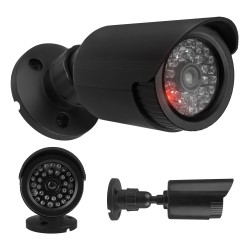 Atrapa kamery tubowej Maclean IR1800 B, diody IR LED, czarna… | PartsPC.pl