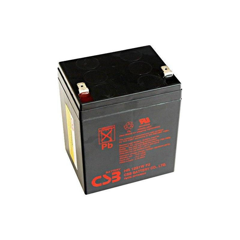 Akumulator żelowy CSB HR1221W F2 12V 5,3Ah | PartsPC.pl