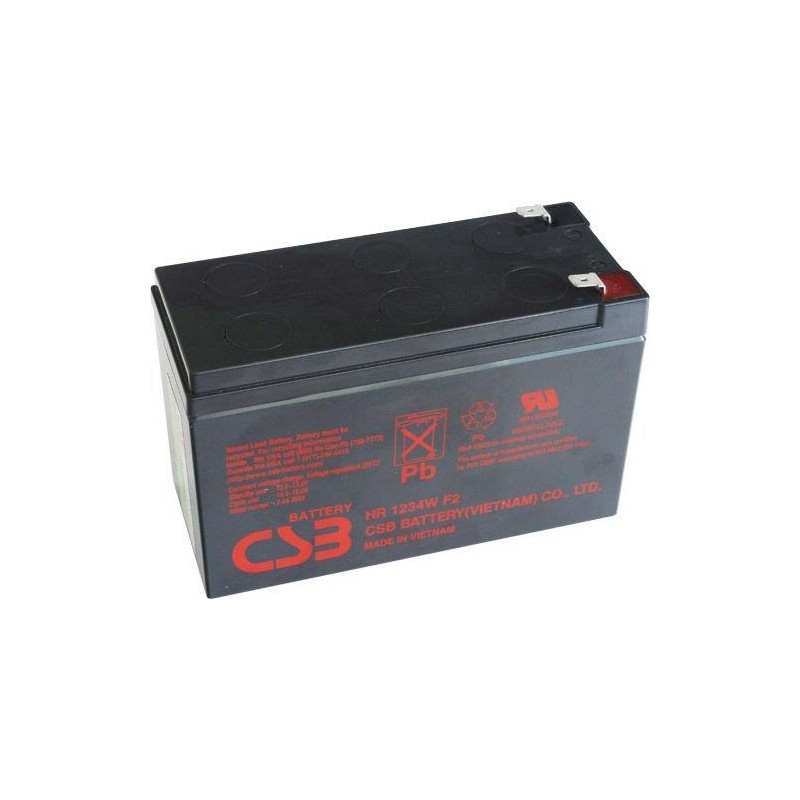 Akumulator żelowy CSB HR1234W F2 12V 9Ah | PartsPC.pl