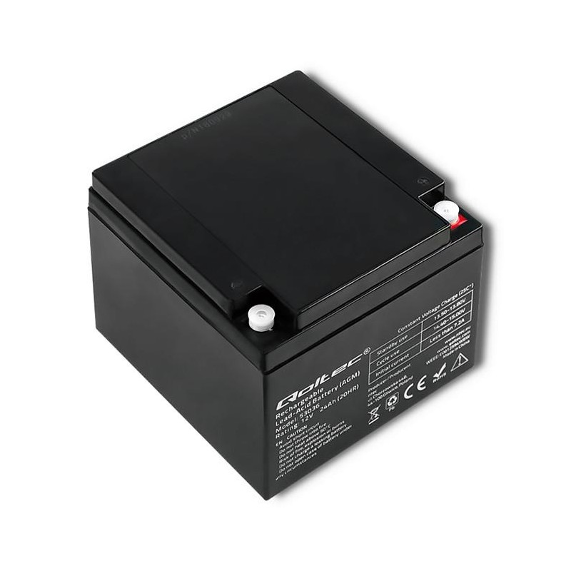 Akumulator AGM | 12V | 24Ah | max.7.2A | PartsPC.pl