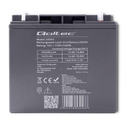 Akumulator AGM 12V | 17Ah | max. 255A | PartsPC.pl