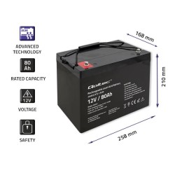 Akumulator AGM | 12V | 80Ah | PartsPC.pl
