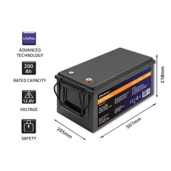 Akumulator LiFePO4 Litowo-Żelazowo-Fosforanowy | 12.8V | 200… | PartsPC.pl