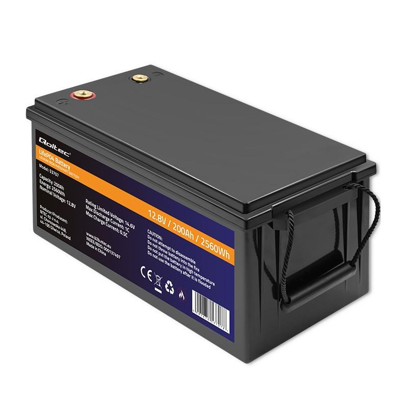 Akumulator LiFePO4 Litowo-Żelazowo-Fosforanowy | 12.8V | 200… | PartsPC.pl
