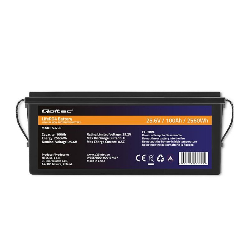 Akumulator LiFePO4 Litowo-Żelazowo-Fosforanowy | 25.6V | 100… | PartsPC.pl