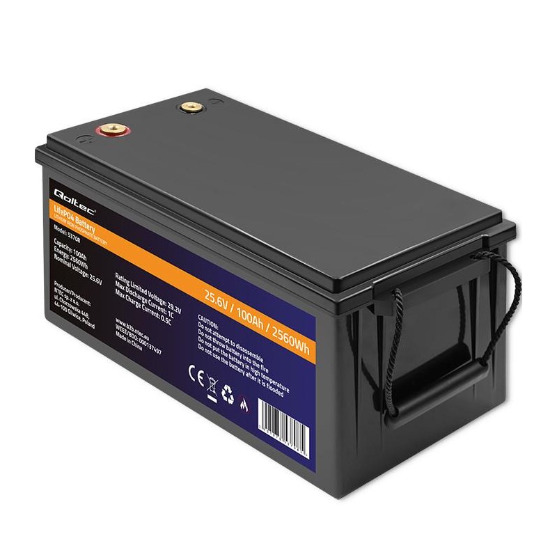 Akumulator LiFePO4 Litowo-Żelazowo-Fosforanowy | 25.6V | 100… | PartsPC.pl