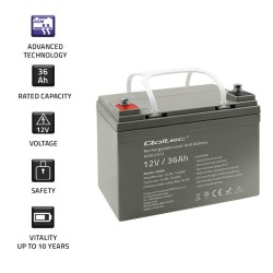 Akumulator AGM | 12V | 36Ah | max. 540A | PartsPC.pl
