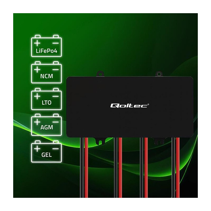 Balanser napięcia Qoltec 48V do akumulatorów 4x12V | 10A | L… | PartsPC.pl