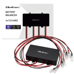 Balanser napięcia Qoltec 48V do akumulatorów 4x12V | 10A | L… | PartsPC.pl
