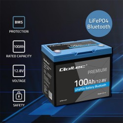 Akumulator LiFePO4 Qoltec Litowo-Żelazowo-Fosforanowy | 12.8… | PartsPC.pl