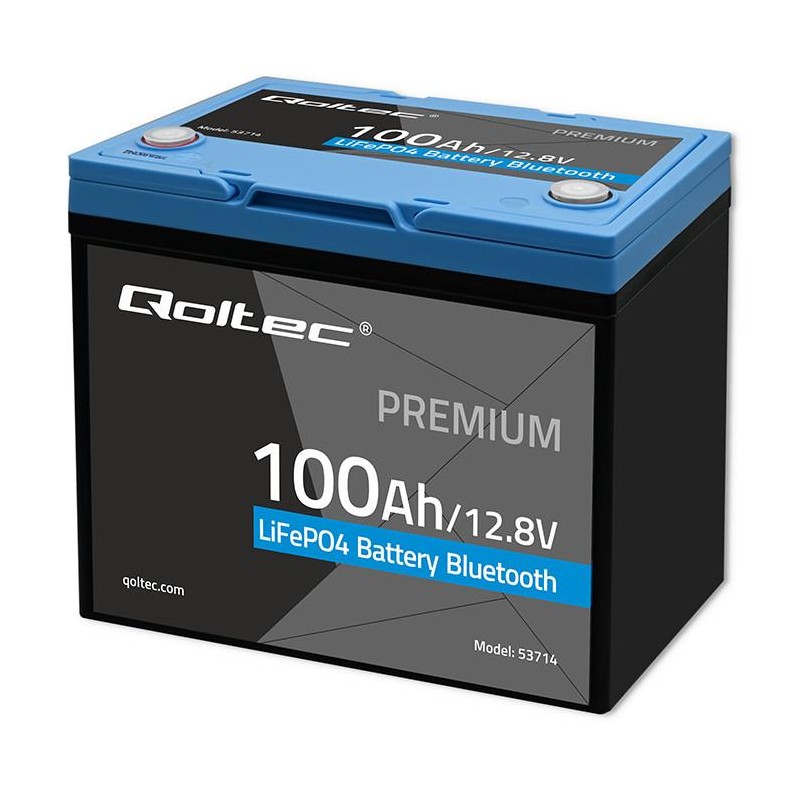 Akumulator LiFePO4 Qoltec Litowo-Żelazowo-Fosforanowy | 12.8… | PartsPC.pl
