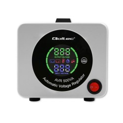 Stabilizator napięcia AVR Qoltec 500VA | PartsPC.pl