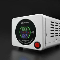 Stabilizator napięcia AVR Qoltec 500VA | PartsPC.pl