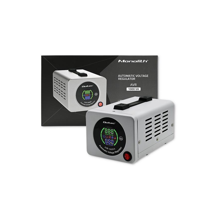 Stabilizator napięcia AVR Qoltec 1000VA | PartsPC.pl