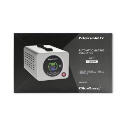 Stabilizator napięcia AVR Qoltec 1000VA | PartsPC.pl