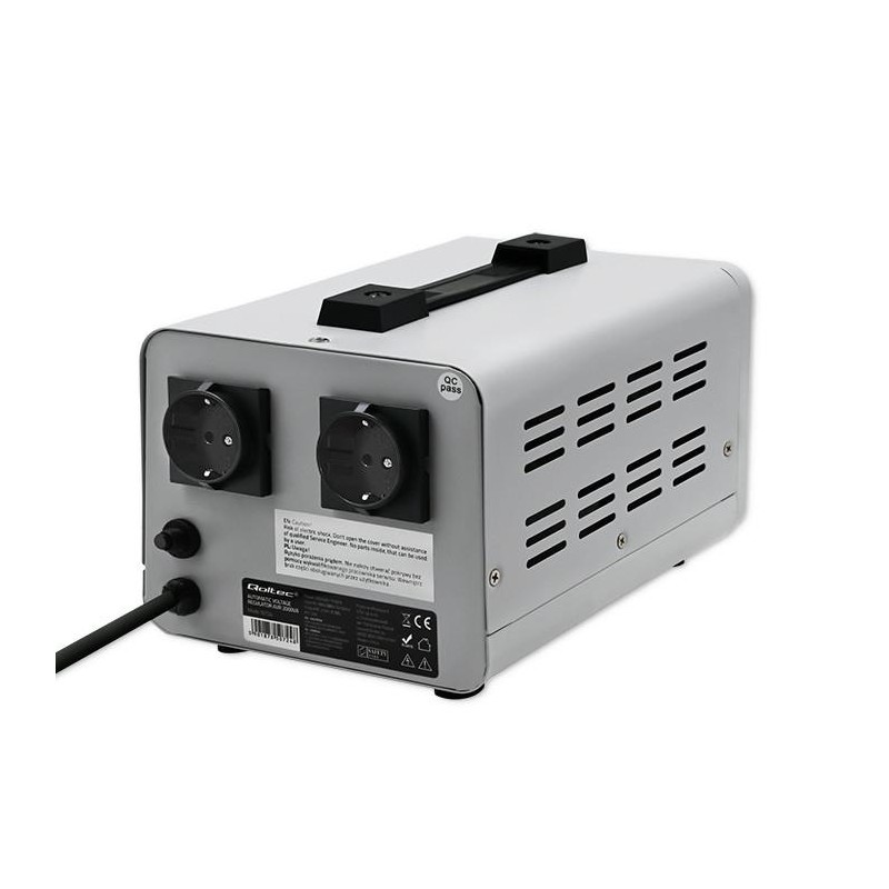 Stabilizator napięcia AVR Qoltec 2000VA | PartsPC.pl