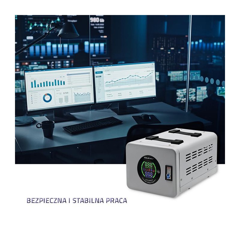 Automatyczny stabilizator napięcia AVR 5000VA | PartsPC.pl