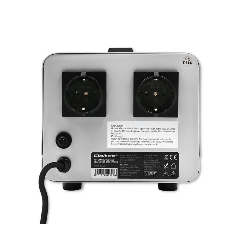 Automatyczny stabilizator napięcia AVR PRO 1000VA 3% | PartsPC.pl