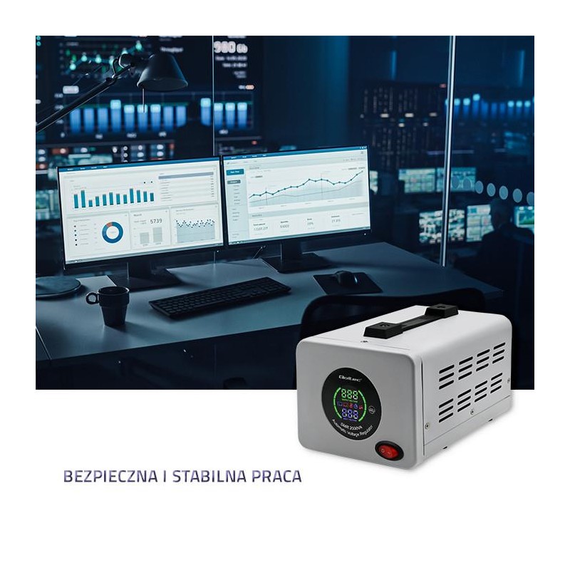 Automatyczny stabilizator napięcia AVR PRO 2000VA 3% | PartsPC.pl