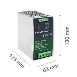 Moduł UPS DC na szynę DIN | 40A | 24V | PartsPC.pl