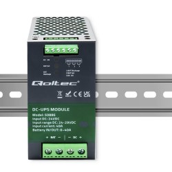 Moduł UPS DC na szynę DIN | 40A | 24V | PartsPC.pl