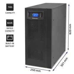 Zasilacz awaryjny UPS | On-line | Pure Sine Wave | 6kVA | 4.… | PartsPC.pl